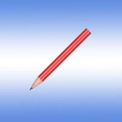 Branded Promotional MINI NE PENCIL in Red Pencil From Concept Incentives.