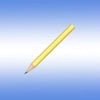 Branded Promotional MINI NE PENCIL in Yellow Pencil From Concept Incentives.