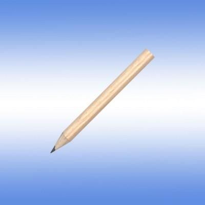 Branded Promotional MINI NE PENCIL in Natural Pencil From Concept Incentives.