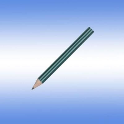 Branded Promotional MINI NE PENCIL in Green Pencil From Concept Incentives.