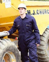 Branded Promotional DICKIES REDHAWK ZIP FRONT OVERALLS Overall Boiler Suit From Concept Incentives.