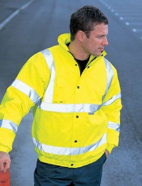 Branded Promotional DICKIES HIGH VISIBILITY BOMBER JACKET Jacket From Concept Incentives.