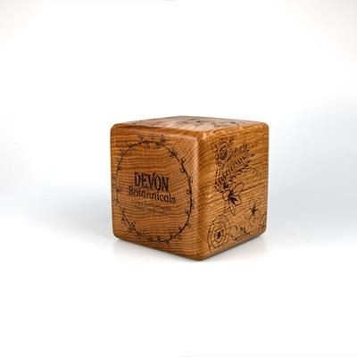 Branded Promotional REAL WOOD CUBE AWARD with Rounded or Bevelled Edges Award From Concept Incentives.