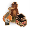 Branded Promotional BESPOKE SHAPE WOOD FRIDGE MAGNET Fridge Magnet From Concept Incentives.