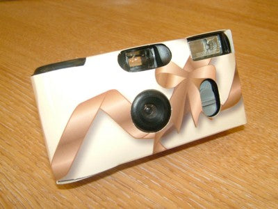 Branded Promotional DISPOSABLE FLASH WEDDING CAMERA Camera From Concept Incentives.