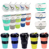 Branded Promotional COLLAPSIBLE SILICON CUP Sports Drink Bottle From Concept Incentives.