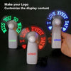 Branded Promotional LED FLASHING HAND FAN with Bespoke Message Fan From Concept Incentives.