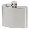 Branded Promotional 5OZ SILVER STAINLESS STEEL METAL HIP FLASK Hip Flask From Concept Incentives.