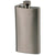 Branded Promotional 5OZ TALL SLIM SILVER STAINLESS STEEL METAL HIP FLASK Hip Flask From Concept Incentives.