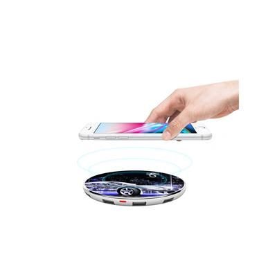 Branded Promotional DESK TOP CORDLESS CHARGER with 4-port Hub Charger Charger From Concept Incentives.