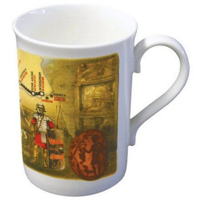 Branded Promotional BONE CHINA WINDSOR MUG in White Mug From Concept Incentives.