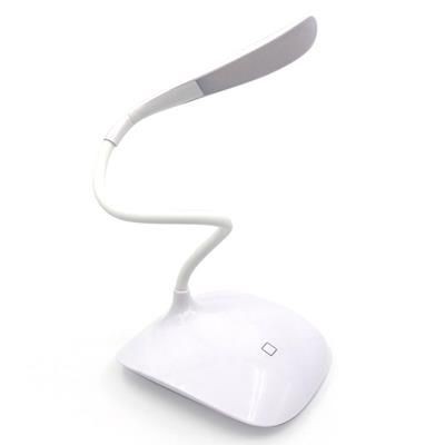 Branded Promotional CORDLESS RECHARGEABLE DESK LAMP in White Lamp From Concept Incentives.