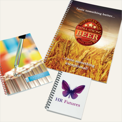 Branded Promotional ENVIRO-SMART POLYPROPYLENE COVER WIRO-BOUND PAD Notepad from Concept Incentives