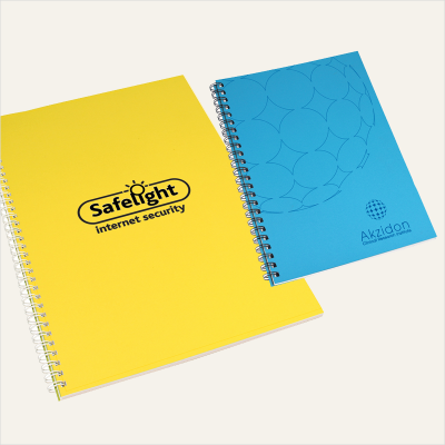 Branded Promotional ENVIRO SMART TILL RECEIPT COVER WIRO NOTE PAD Notebook from Concept Incentives