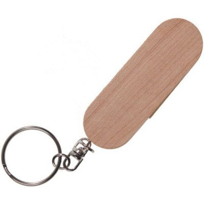 Branded Promotional WOOD USB MEMORY STICK with Folding Out Twist Action Memory Stick USB From Concept Incentives.