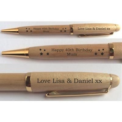 Branded Promotional CUSTOMISED WOOD PEN Pen From Concept Incentives.