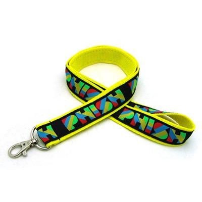 Branded Promotional 1 INCH WOVEN LANYARD with Deluxe Swivel Hook Lanyard From Concept Incentives.