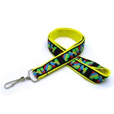 Branded Promotional 1 INCH WOVEN LANYARD with J Hook Lanyard From Concept Incentives.