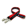 Branded Promotional 3 - 4 INCH WOVEN LANYARD with Double Standard Attachment Lanyard From Concept Incentives.