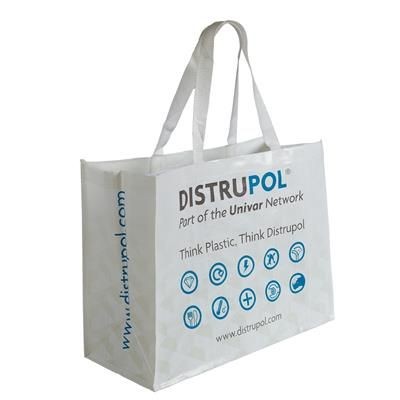 Branded Promotional SHOPPER WOVEN PP LARGE SHOPPER Bag From Concept Incentives.