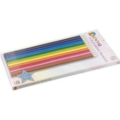 Branded Promotional CARNIVAL COLOURING PENCIL SET in Full Size Pack of 12 Pencil From Concept Incentives.