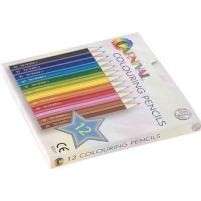 Branded Promotional CARNIVAL COLOURING PENCIL SET in Half Size Pack of 12 Pencil From Concept Incentives.