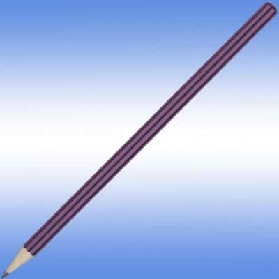 Branded Promotional HIBERNIA PENCIL in Purple Pencil From Concept Incentives.