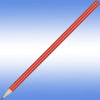 Branded Promotional HIBERNIA PENCIL in Red Pencil From Concept Incentives.