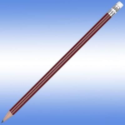 Branded Promotional ARGENTE PENCIL in Burgundy Pencil From Concept Incentives.