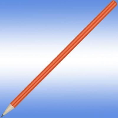 Branded Promotional HIBERNIA PENCIL in Orange Pencil From Concept Incentives.