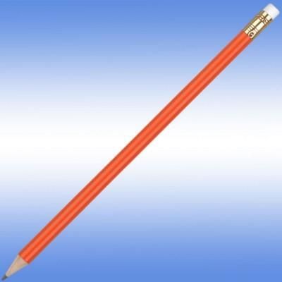 Branded Promotional ORO PENCIL in Orange Pencil From Concept Incentives.