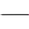 Branded Promotional BLACK KNIGHT GEM PENCIL in Black with Pink Gem Pencil From Concept Incentives.