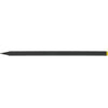 Branded Promotional BLACK KNIGHT GEM PENCIL in Black with Yellow Gem Pencil From Concept Incentives.