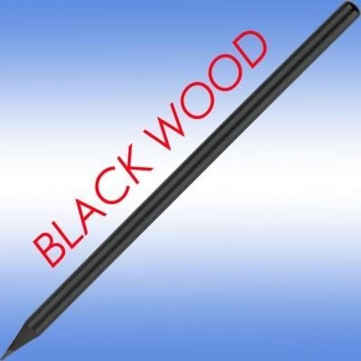 Branded Promotional BLACK KNIGHT NE PENCIL in Black Pencil From Concept Incentives.