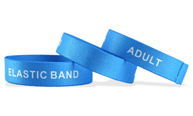 Branded Promotional CUSTOM STRETCH WRISTBAND Wrist Band From Concept Incentives.