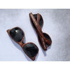 Branded Promotional WOOD LOOK SUNGLASSES with Dark Lens Sunglasses From Concept Incentives.