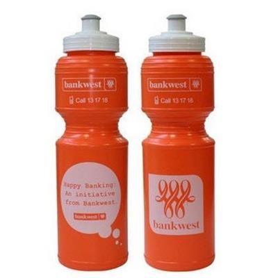 Branded Promotional PLASTIC WATER BOTTLE Sports Drink Bottle From Concept Incentives.