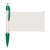 Branded Promotional BANNER MESSAGE PEN in Green Pen From Concept Incentives.