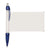 Branded Promotional BANNER MESSAGE PEN in Dark Blue Pen From Concept Incentives.