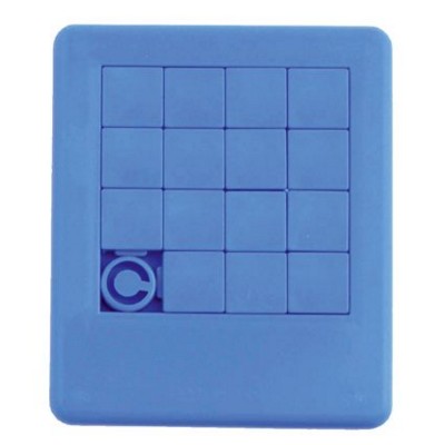 Branded Promotional SLIDING PUZZLE GAME in Dark Blue Puzzle From Concept Incentives.