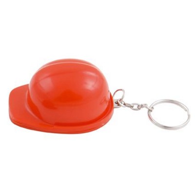 Branded Promotional HARD HAT BOTTLE OPENER AND KEYRING CHAIN in Red Bottle Opener From Concept Incentives.