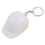 Branded Promotional HARD HAT BOTTLE OPENER AND KEYRING CHAIN in White Bottle Opener From Concept Incentives.