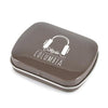 Branded Promotional RECTANGULAR MINTS TIN in Brow Mints From Concept Incentives.