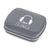 Branded Promotional RECTANGULAR MINTS TIN in Dark Grey Mints From Concept Incentives.