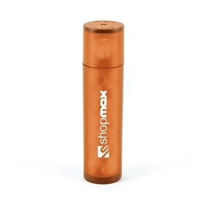 Branded Promotional MINTS TUBE in Amber Mints From Concept Incentives.