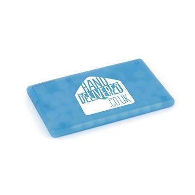 Branded Promotional MINTS CARD in Cyan Mints From Concept Incentives.