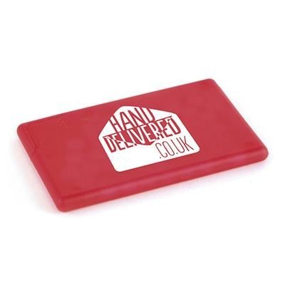 Branded Promotional MINTS CARD in Red Mints From Concept Incentives.