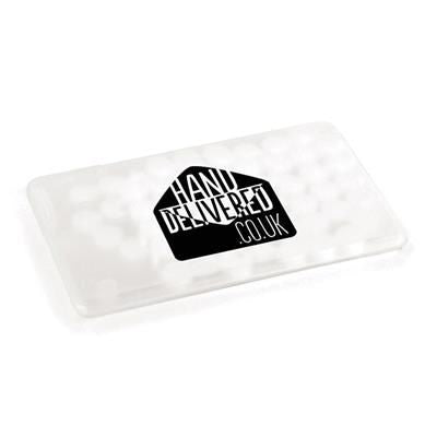 Branded Promotional MINTS CARD in Translucent Mints From Concept Incentives.