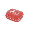 Branded Promotional MICRO RECTANGULAR MINTS TIN in Red Mints From Concept Incentives.