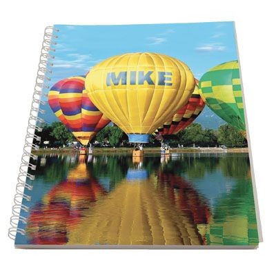 Branded Promotional PERSONALISED SPIRAL WIRO BOUND NOTE PAD Note Pad From Concept Incentives.